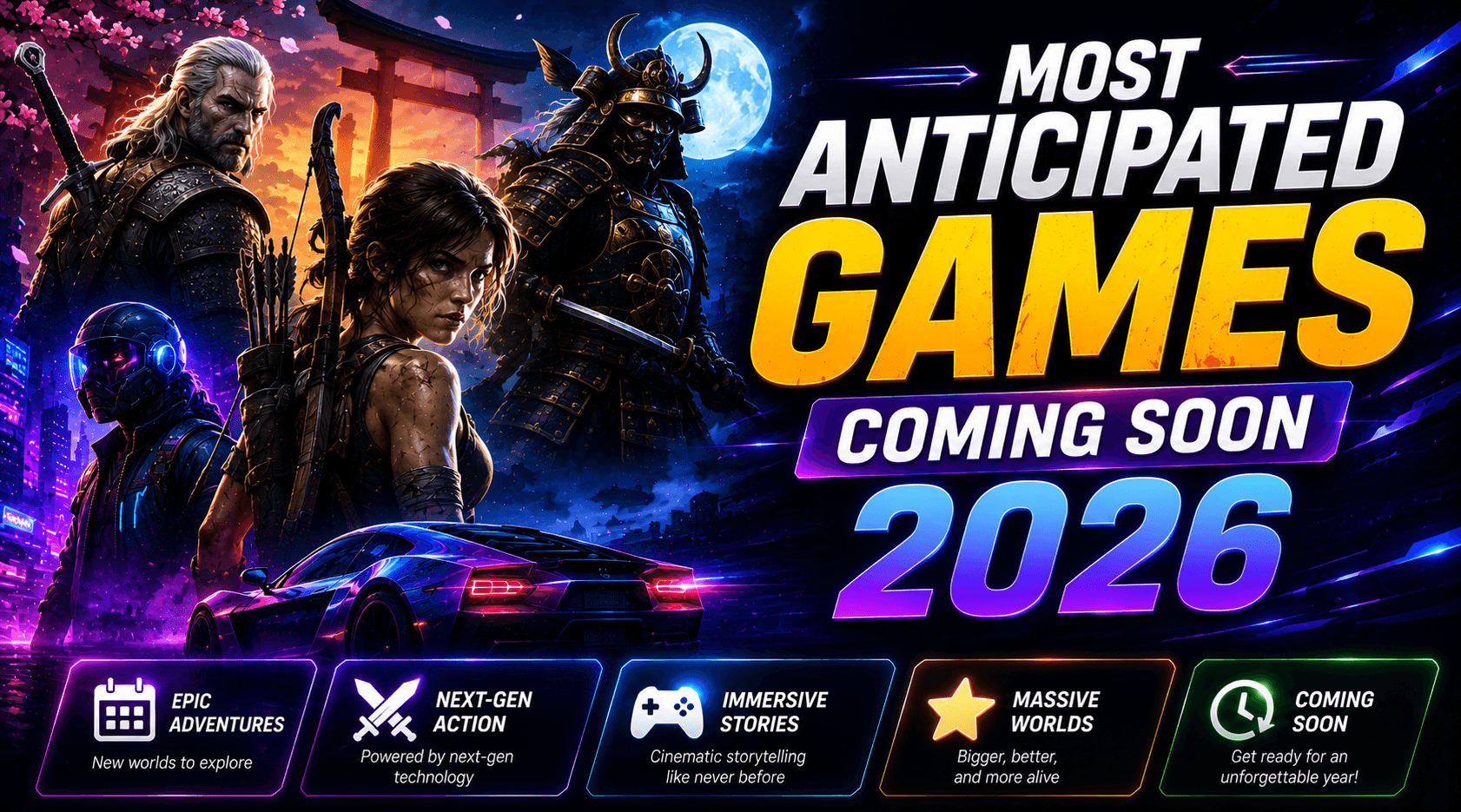 Most Anticipated Games Coming Soon in 2026