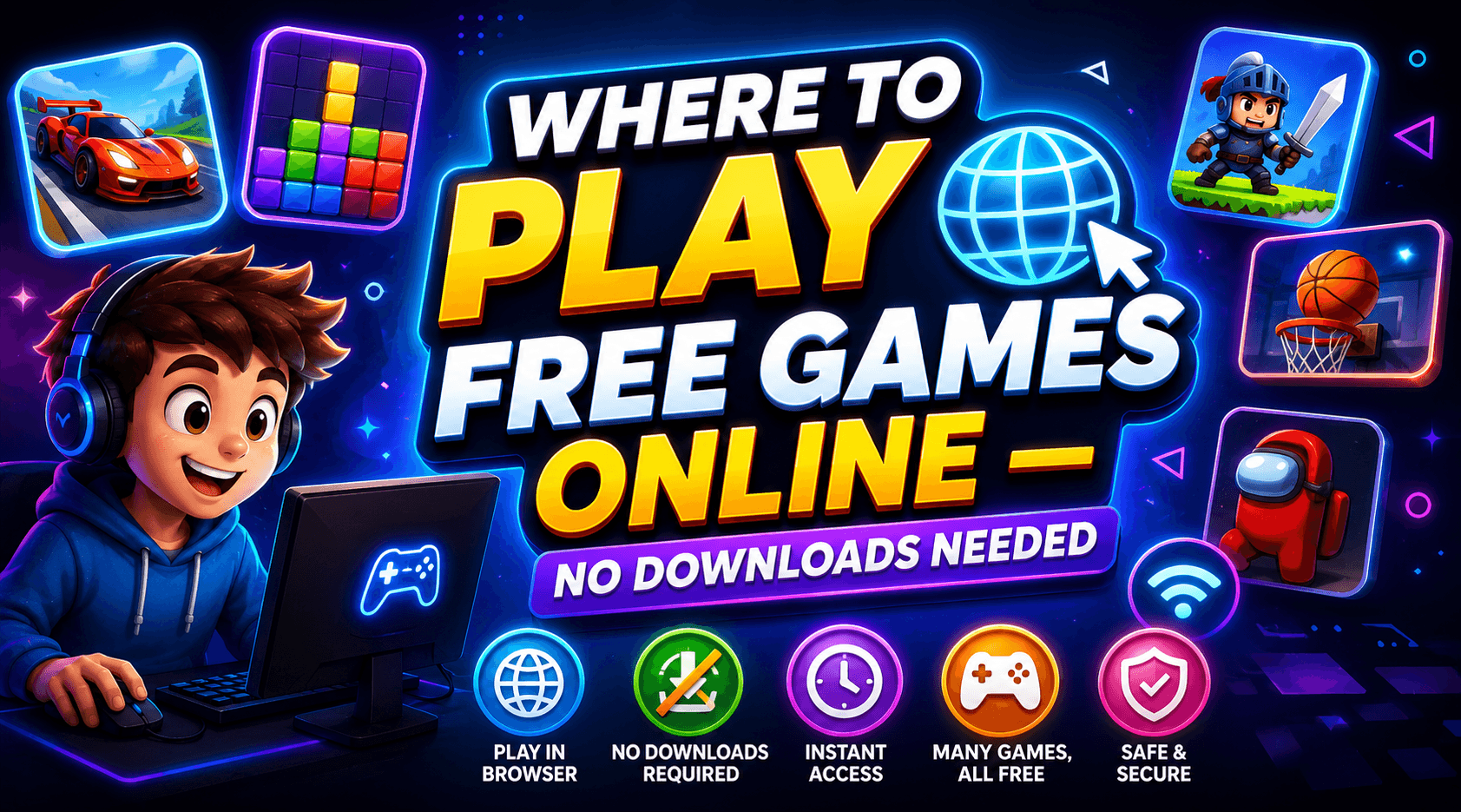 Where to Play Free Games Online — No Downloads